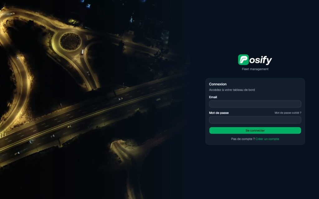 Page d’accueil du site Posify